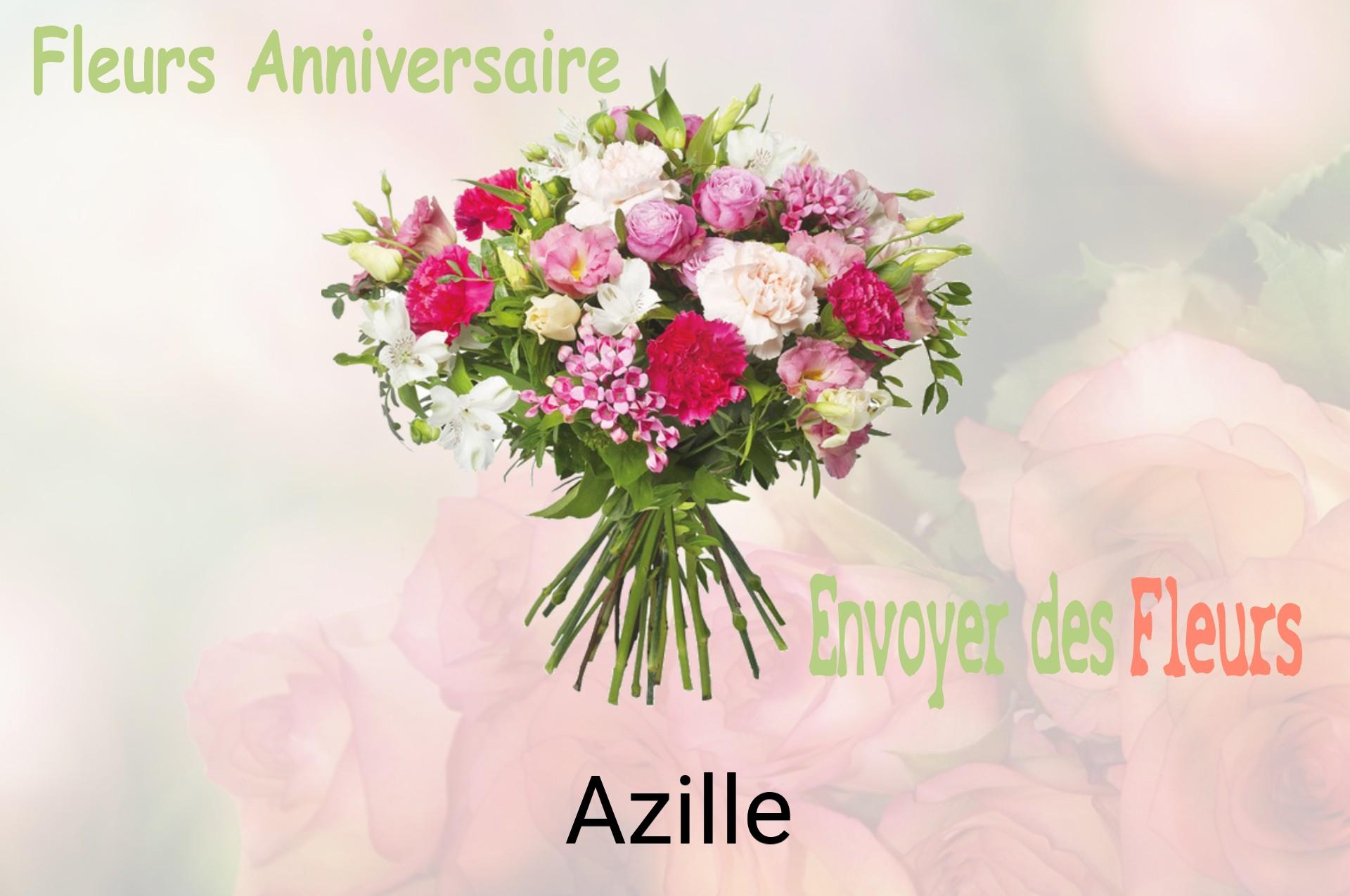 Bouquet de fleurs d’anniversaire livré à Azille